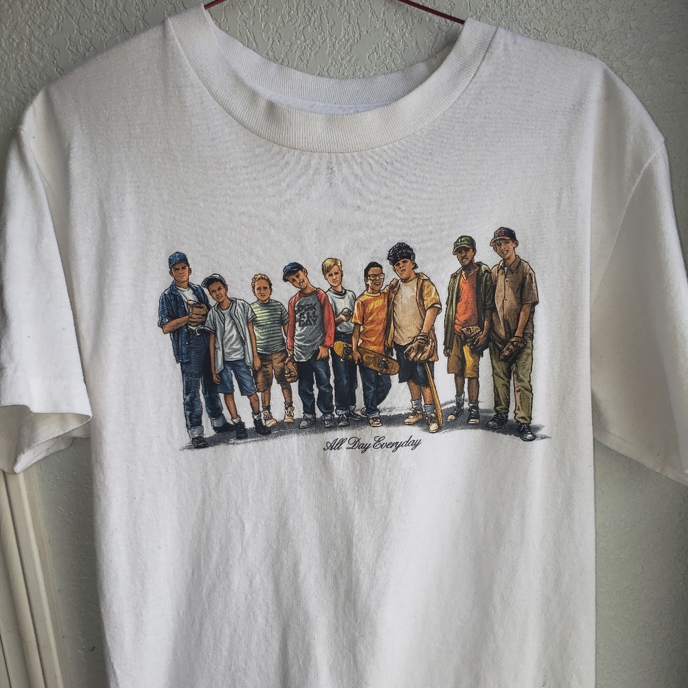 White sandlot/ dgk shirt